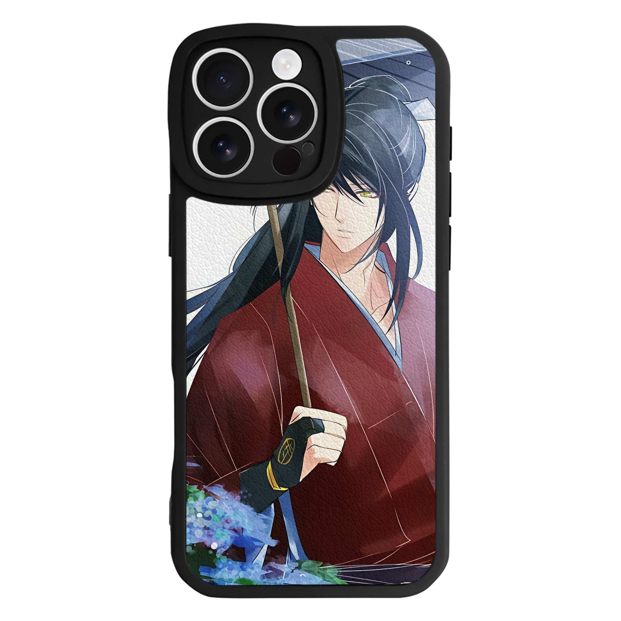 （画像用） 刀剣乱舞 Touken Ranbu 【iPhone 16シリーズ対応】シリコンスマホケース（レザー調） 材質：シリコン